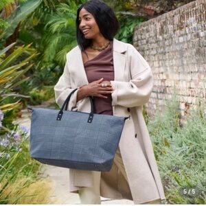 NWT Lulu‎ Dharma Weekender Travel Bag in Blue